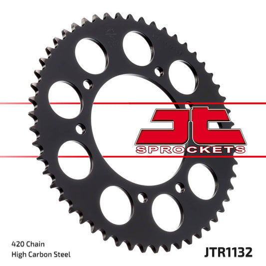 Rear Sprocket 4406 53 DERBI SENDA 50 R/SM '02-'12 (440653JT) (Chain. 420), JT Sprockets