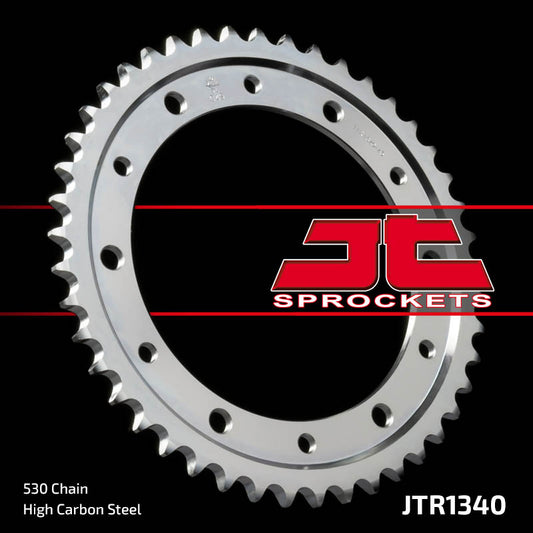 Rear Sprocket 4434 43 HONDA VFR750, VFR800 V-TEC '02-'14, VFR800X CROSSRUNNER '11-'15 (443443JT) (Chain. 530), JT Sprockets