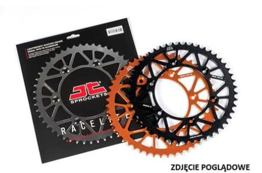 Rear Sprocket 4486 47 Aluminium RACELITE KTM SX 85 '04-'24 (448647JTA) (Chain. 428) COLOR ORANGE, JT Sprockets
