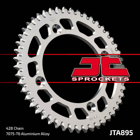 Rear Sprocket 4486 50 Aluminium KTM SX 85 '04-'24, 105 XC '07-'11 (448650JTA) (Chain. 428), JT Sprockets