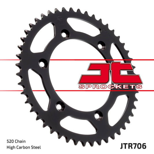 Rear Sprocket 4500 48 APRILIA RXV450/550 '06-'12 (450048JT) (Chain. 520), JT Sprockets