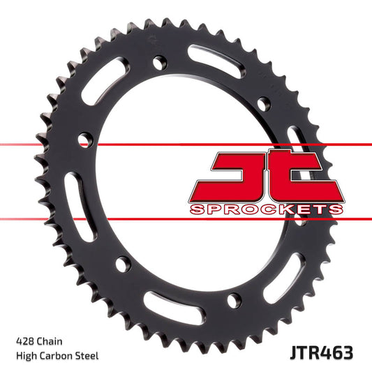 Rear Sprocket 463 50 KAWASAKI KMX 200 '88-'92, KMX 125 '86-'03 (+2) (Chain. 428) (46350JT), JT Sprockets