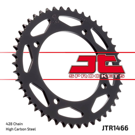 Rear Sprocket 4656 47 KAWASAKI KX 65 '02-'15, KLX 125 '10-'14 (465647JT) (Chain. 428), JT Sprockets