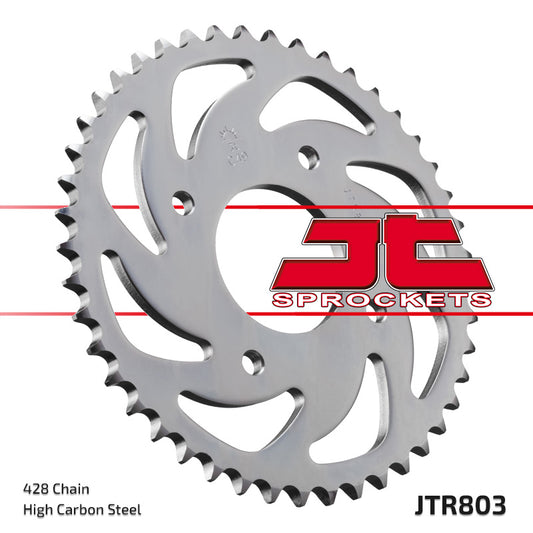 Rear Sprocket 4669 45 SUZUKI GSXR 125 17-18, GSX 125 S 17-18 (JTR803.45)* (Chain. 428) ( SCREW HOLE 8,5MM ), JT Sprockets