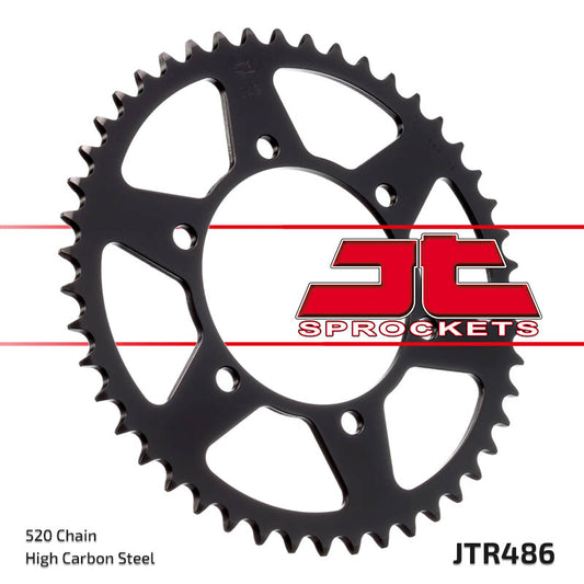 Rear Sprocket 504 38 KAWASAKI ZR 550 ZEPHYR '91-'00 (50438JT) (Chain. 520), JT Sprockets