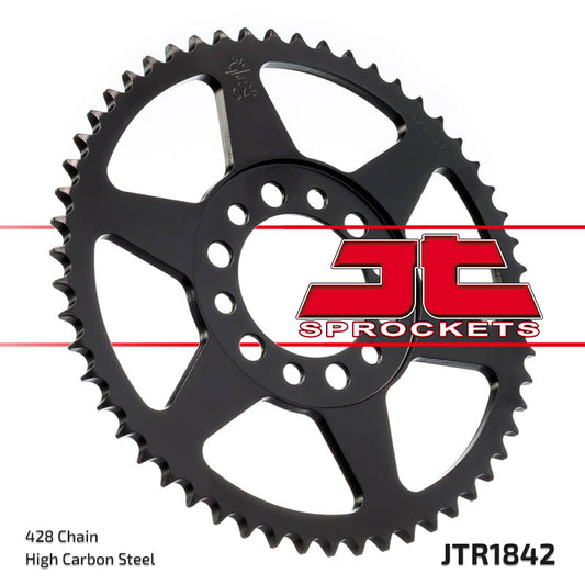 Rear Sprocket 842 52 YAMAHA TW 125 (03-04), XT 350 (85-98) (84251JT) (Chain. 428), JT Sprockets