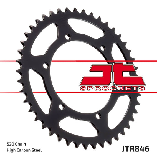 Rear Sprocket 859 39 YAMAHA YZF 600R THUNDERCAT '96-'03, FZR 1000 '87-'97 (85939JT) (Chain. 520), JT Sprockets