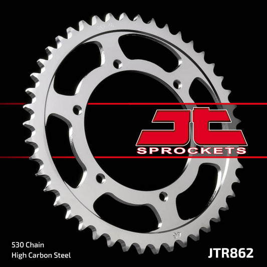 Rear Sprocket 864 45 YAMAHA FZ 600 '86-'88 (STD.46), XJ 600 '84-'91, YX 600 RADIAN '88-'90 (STD.+1) (86445JT) (Chain. 530), JT Sprockets
