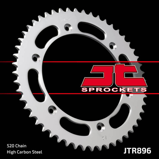 Rear Sprocket 896 50 KTM 125 MX, 250MX, 500 MX, 350 ENDURO (88-89) (89650JT) (Chain. 520), JT Sprockets