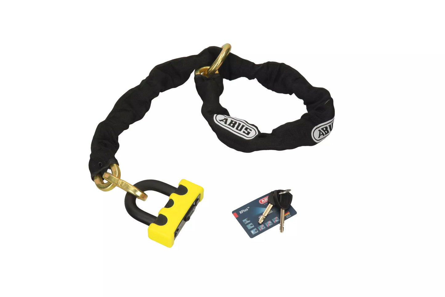 Brake disc lock with chain Abus Granit Power XS 67/105HB50 yellow + 12KS120 black - 58241