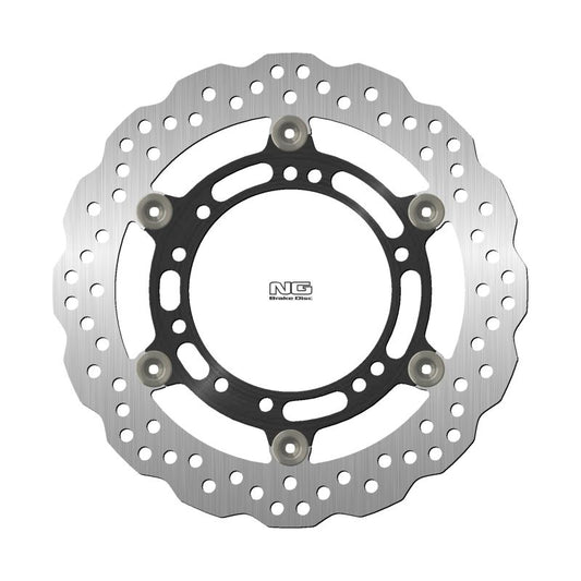 Brake disc (rotor) front BENELLI BN/BN TNT 302 '14-'19, BN 302R/S '17-'21 (260X112X4MM) (6X8,25MM) WAVE (Aluminium center), NG Brakes