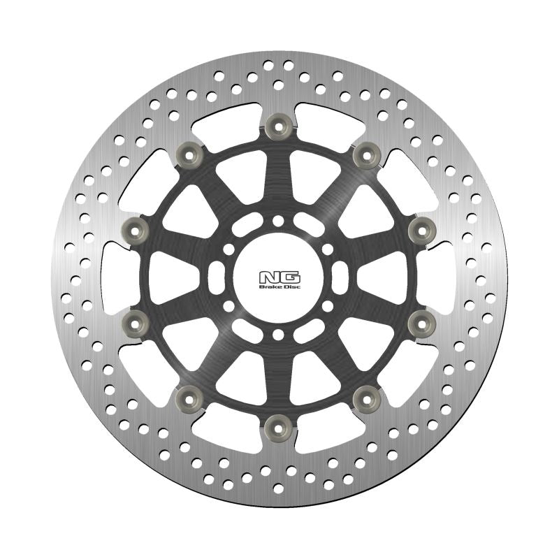 Brake disc (rotor) front BENELLI SPORT TORNADO 1130 '06-, TORNADO TRE 1130 '06-'17, DUCATI 998 '02-'03 (320X64X4,5MM) (6X8,25MM) (Aluminium center), NG Brakes