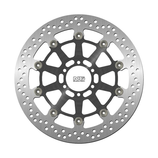 Brake disc (rotor) front BENELLI SPORT TORNADO 1130 '06-, TORNADO TRE 1130 '06-'17, DUCATI 998 '02-'03 (320X64X4,5MM) (6X8,25MM) (Aluminium center), NG Brakes