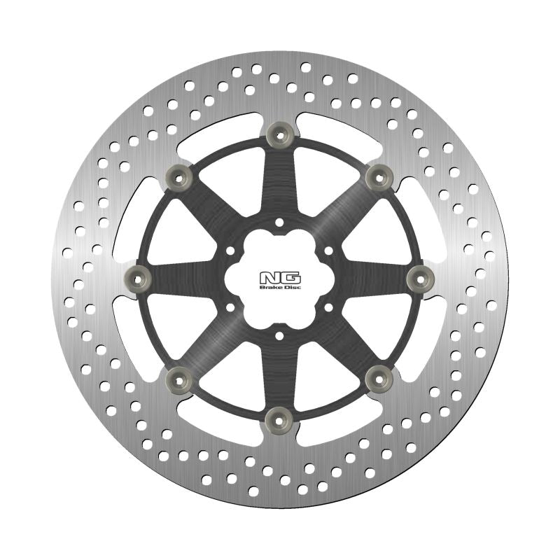 Brake disc (rotor) front BMW HP4 1000 '11-'17, MOTO GUZZI AUDACE 1400 '15-'20, CALIFORNIA 1400 '13-'20, ELDORADO 1400 '15-'20, MGX-21 1400 '15-'20 (320X64X5MM) (6X8,50MM) Floating (Aluminium center), NG Brakes