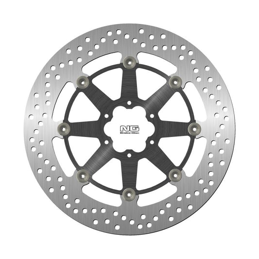 Brake disc (rotor) front BMW HP4 1000 '11-'17, MOTO GUZZI AUDACE 1400 '15-'20, CALIFORNIA 1400 '13-'20, ELDORADO 1400 '15-'20, MGX-21 1400 '15-'20 (320X64X5MM) (6X8,50MM) Floating (Aluminium center), NG Brakes