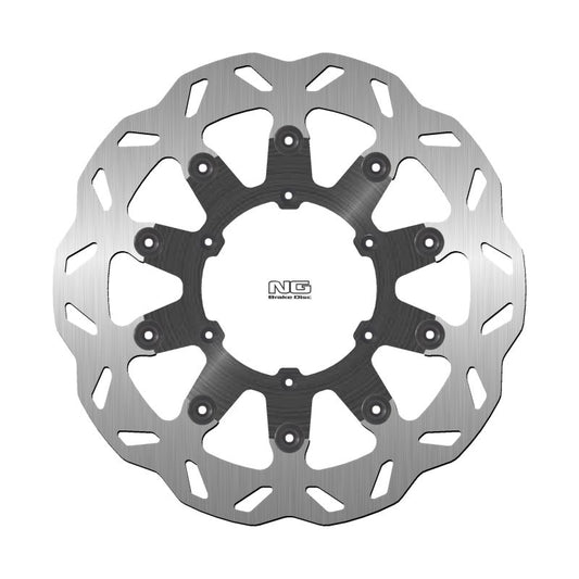 Brake disc (rotor) front CCM ES MOTO 600 '99-'03, FT 230/710 '07-'09, R 450 '07-'08, R30 650 '02-'06, GAS GAS 125/250 '01-'07, RIEJU MR 250/300 '20-'22 (318X108X5MM) (6X6,25MM) WAVE (Floating), NG Brakes