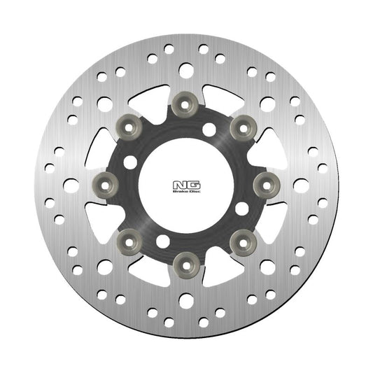 Brake disc (rotor) front CF MOTO CFORCE 1000 '19-'21, CFORCE 450 '17-'21, CFORCE 520/550/820 '17-'21, CFORCE 600 '20-'21 (220X72X4MM) (4X10,25MM) (Aluminium center), NG Brakes