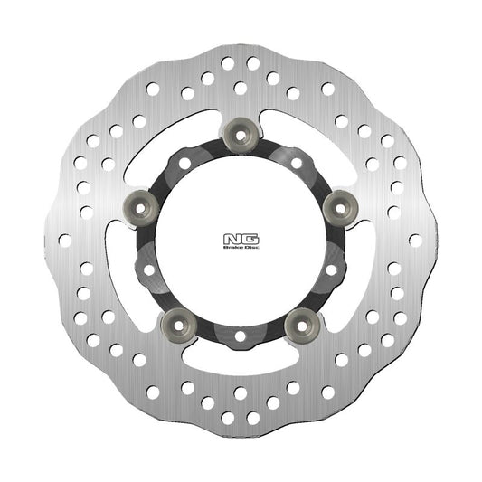 Brake disc (rotor) front DERBI BOULEVARD 50 '09-'18, GILERA ICE 50 '99-'05, HONDA BALI '93-, PIAGGIO FLY 50/100/125/150 '95-'15, HEXAGON 125/150/250 '98-'02, VESPA PRIMAVERA 50/125 '13-'22 (220X96,5X4MM) (5X6,25MM) Floating (under the order), NG Brakes