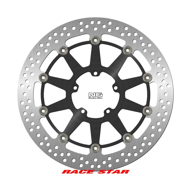 Brake disc (rotor) front DUCATI SCRAMBLER 800 '15-'22 (330X78X5MM) (5X8,25MM) (Aluminium center), NG Brakes