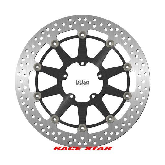 Brake disc (rotor) front DUCATI SCRAMBLER 800 '15-'22 (330X78X5MM) (5X8,25MM) (Aluminium center), NG Brakes