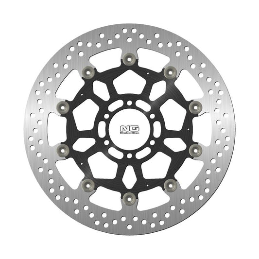 Brake disc (rotor) front DUCATI ST4 996 '04-'06, MOTO GUZZI NTX 1200 STELVIO '09-'10 (320X64X5MM) (6X8,25MM) (Aluminium center), NG Brakes