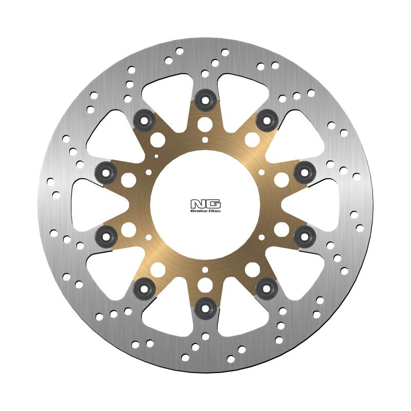 Brake disc (rotor) front GAS GAS SM 125 '01-'07, SM 250 '01-'05, SM 400 FSE '01, SM 515 FSR '08-'09, FANTIC MOTARD TZ/SM 125 '12, (320X108X4MM) (6X6,25MM) Floating, NG Brakes