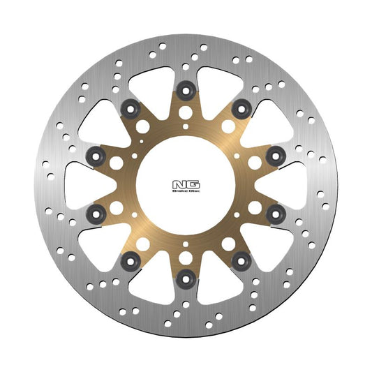 Brake disc (rotor) front GAS GAS SM 125 '01-'07, SM 250 '01-'05, SM 400 FSE '01, SM 515 FSR '08-'09, FANTIC MOTARD TZ/SM 125 '12, (320X108X4MM) (6X6,25MM) Floating, NG Brakes