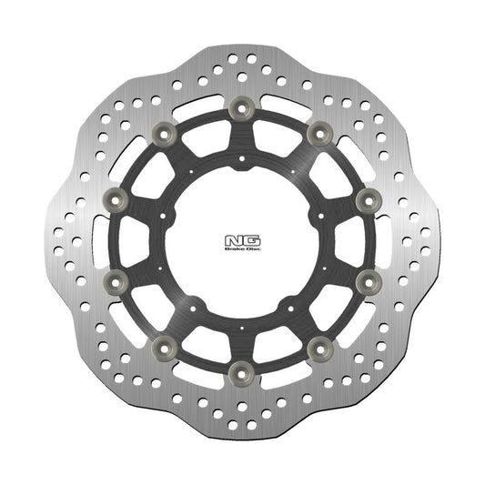 Brake disc (rotor) front HONDA ADV 750 '17-'18, X-ADV 750 '17-'22 (296X108X4MM) (5X6,00MM) WAVE Floating (Aluminium center), NG Brakes