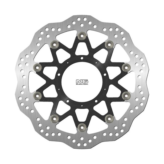 Brake disc (rotor) front HONDA CB 1000R/RA '18-, (310X94X5MM) (5X6,25MM) WAVE (Aluminium center), NG Brakes