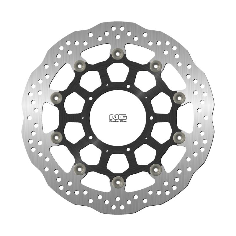 Brake disc (rotor) front HONDA VFR 1200 '10-'17 (320X94X5MM) (5X6,25MM) WAVE Floating (Aluminium center), NG Brakes