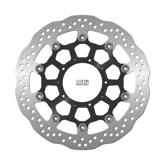 Brake disc (rotor) front HONDA VFR 1200 '10-'17 (320X94X5MM) (5X6,25MM) WAVE Floating (Aluminium center), NG Brakes
