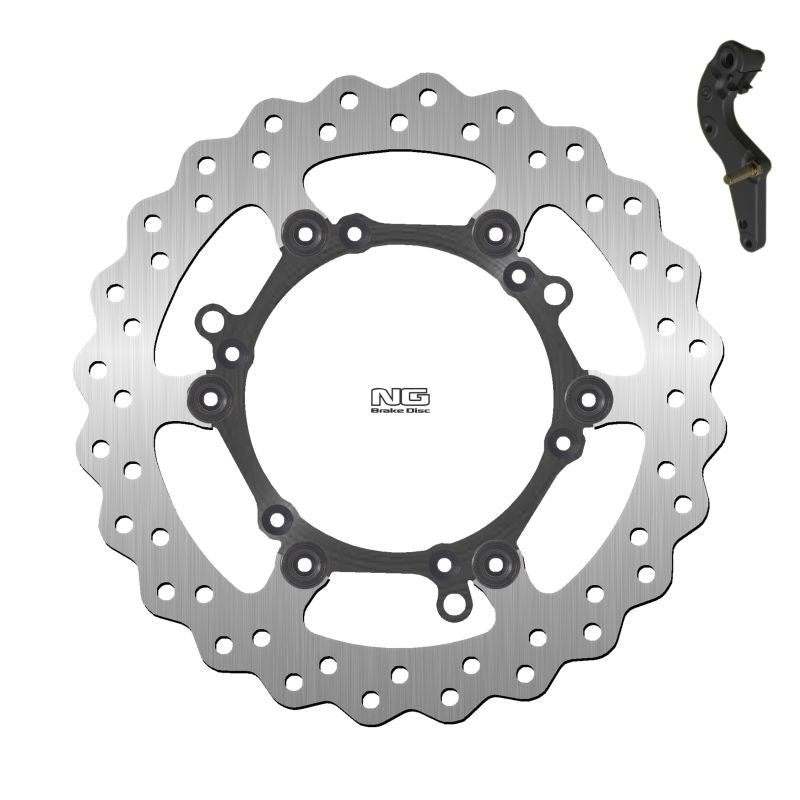 Brake disc (rotor) front HUSABERG FE 400/650 '00-'08, KTM EXC 125/200 '00-'09, SX 200/300/500 '03-'08 (270X127X3MM) (6X6,25MM) WAVE Floating, NG Brakes