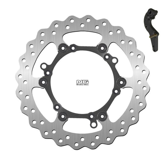 Brake disc (rotor) front HUSABERG FE 400/650 '00-'08, KTM EXC 125/200 '00-'09, SX 200/300/500 '03-'08 (270X127X3MM) (6X6,25MM) WAVE Floating, NG Brakes