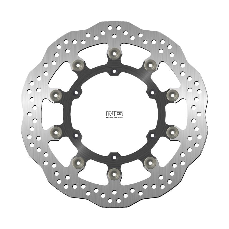 Brake disc (rotor) front HUSABERG FS 570 '10-'11, FS 450 '03-'08, FS 450 '18-'19, FSE 450/630C '05-'08, KTM SMR 450 '04-'14, SMR 525 '05-'07, SMR 560 '06-'08 (310X127X5MM) (6X6,25MM) WAVE (Aluminium center), NG Brakes