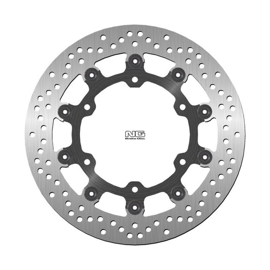 Brake disc (rotor) front HYOSUNG AQUILA 650 '04-'05 (298X130X4MM) (6X10,25MM) Floating, NG Brakes