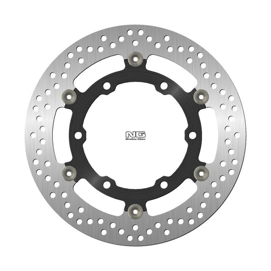 Brake disc (rotor) front KAWASAKI 250R NINJA '08-'14, ZX-25R 250 '19-'20, Z 250 '13, (290X130X4,5MM) (6X10,25MM) (Aluminium center), NG Brakes