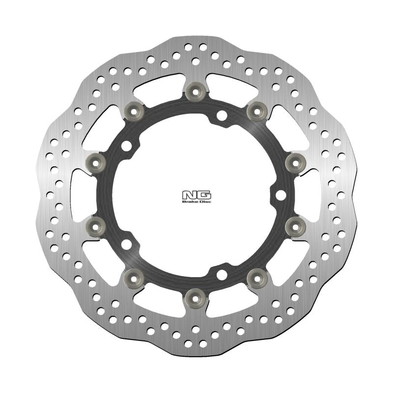 Brake disc (rotor) front KAWASAKI NINJA 400 / Z 400 '18-'22, ZX-25R '21-'22 (310X141,75X5MM) (5X10,25MM) WAVE (Aluminium center), NG Brakes