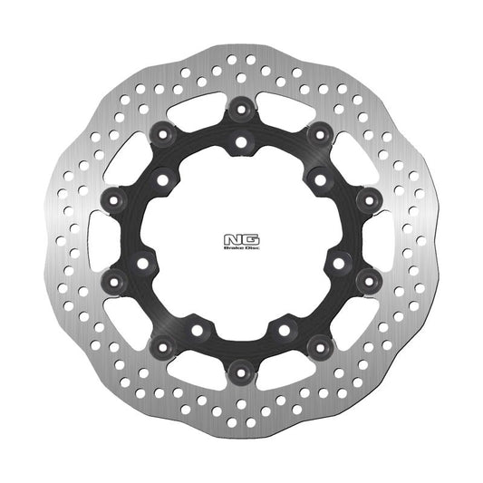 Brake disc (rotor) front KAWASAKI VN 1500 VULCAN '87-'05, VN 800 VULCAN '94-'06, VN 500 VULCAN '90-'09 (300X130X5MM) (7X10,25MM) WAVE Floating, NG Brakes