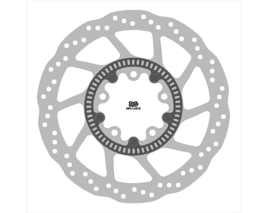 Brake disc (rotor) front KYMCO AGILITY 350 '22, AGILITY 300 '19-'22 (FELGI 16" i 14") (300X80X5MM) (5X10,25MM) WAVE, NG Brakes