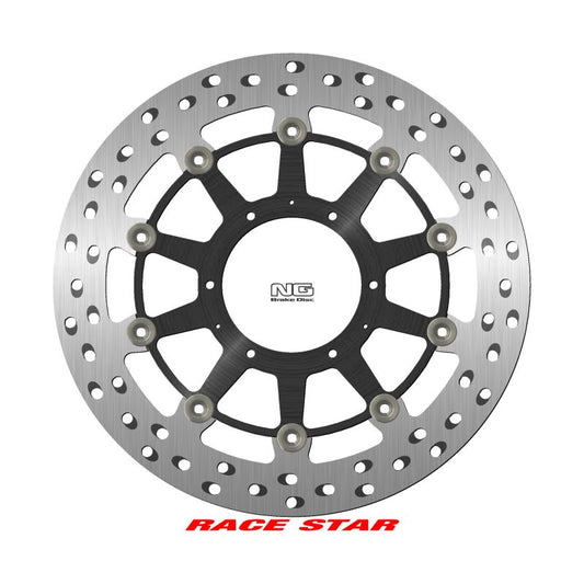 Brake disc (rotor) front RACE STAR PREMIUM HONDA CBR 1000 FIREBLADE '12-'14, CBR 1000RA/RRA '08-'12, CBR 1000RR FIREBLADE '10-'20 (320X94X5MM) (6X6,25MM) (Aluminium center, improved cooling), NG Brakes