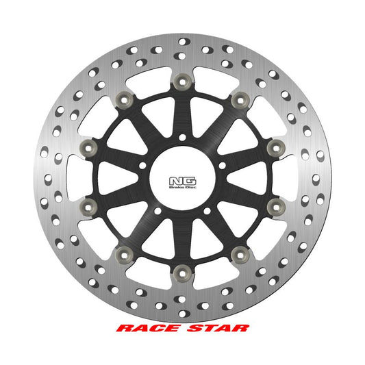 Brake disc (rotor) front RACE STAR PREMIUM DUCATI MONSTER 797/950 '18-'22, PANIGALE 955 '20-'22, SUPERSPORT 950 '17-'22 (320X72X4,5MM) (5X8,25MM) Floating (Aluminium center, improved cooling), NG Brakes