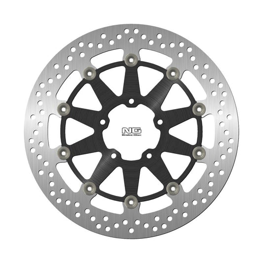 Brake disc (rotor) front ROYAL ENFIELD CONTINENTAL / INTERCEPTOR 650 '21-'22 (320X72X5MM) (5X8,25MM) (Aluminium center), NG Brakes