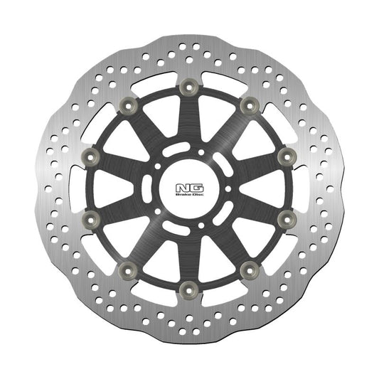Brake disc (rotor) front SUPER DUKE 1290GT '14-'22, SUPER DUKE 1290R/RR '21-'22 (320X64X5MM) (5X8,25MM) WAVE Floating (Aluminium center), NG Brakes