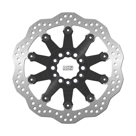 Brake disc (rotor) front SUZUKI VS 1400 INTRUDER '87-'10, VS 750 INTRUDER '85-'91, VS 800 INTRUDER '91-'04, VS 600 INTRUDER '91-'04 (296X57X5MM) (6X10,25/8,25MM) WAVE Floating, NG Brakes