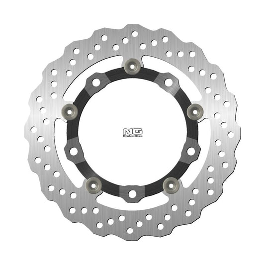 Brake disc (rotor) front SYM CRUISYM/JOYMAX/DRG 125/185/200/250/300 '09-'22 (260X128X4MM) (5X10,25MM) WAVE (Aluminium center), NG Brakes