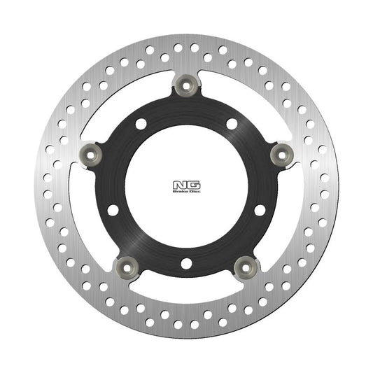 Brake disc (rotor) front SYM JET 50/125/170 '17-'21, (Wheels 14") SYMPHONY 50/125/170/200 '17-'22 (260X106,2X4MM) (5X10,25MM) (Aluminium center), NG Brakes