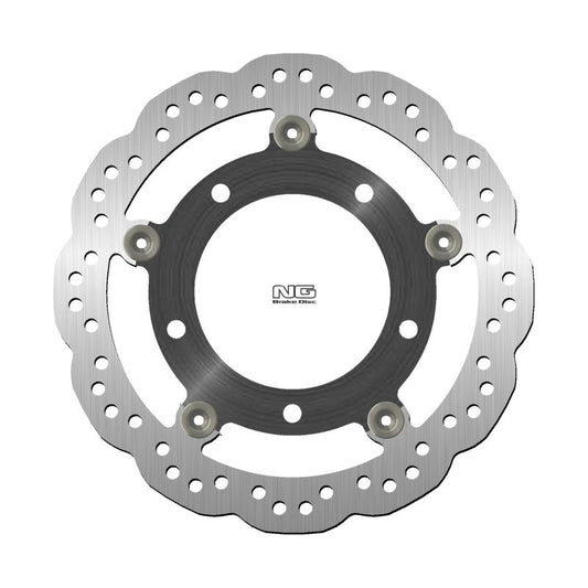 Brake disc (rotor) front SYM JET 50/125/170 '17-'21, (Wheels 14") SYMPHONY 50/125/170/200 '17-'22 (260X106,2X4MM) (5X10,25MM) WAVE (Aluminium center), NG Brakes