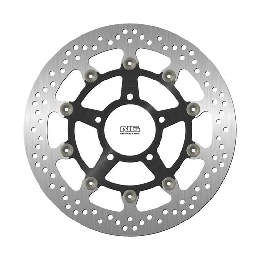 Brake disc (rotor) front TRIUMPH DAYTONA/SPEED TRIPLE 955 '02-'06, ROCKET 3 2300 '04-'17, SPRINT 1050ST '05-'14 (320X78X5MM) (5X10,25MM) Floating (Aluminium center), NG Brakes