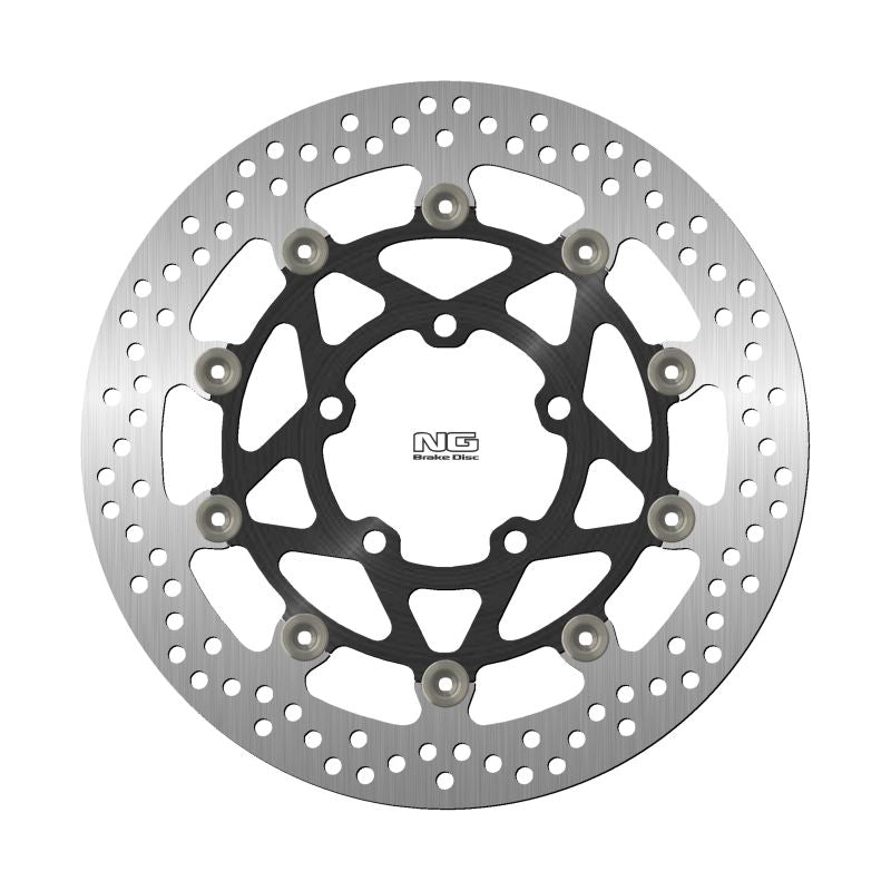Brake disc (rotor) front TRIUMPH SPEED TWIN 1200 '19-'20, TIGER ALPINE/DESERT/XC/XR/XRX 1200 '19-'21, TIGER 800XR '18-'20 (305X82,5X4,5MM) (5X10,25MM) (Aluminium center), NG Brakes