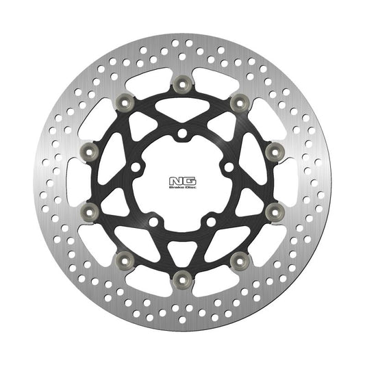 Brake disc (rotor) front TRIUMPH SPEED TWIN 1200 '19-'20, TIGER ALPINE/DESERT/XC/XR/XRX 1200 '19-'21, TIGER 800XR '18-'20 (305X82,5X4,5MM) (5X10,25MM) (Aluminium center), NG Brakes